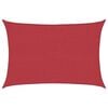 vidaXL Sunshade Sail 160 g/m&sup2; Red 5x6 m HDPE