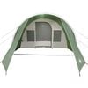 vidaXL Tunnel Tent with Roof Green and White 778 x 356 x 210 cm
