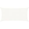 vidaXL Sunshade Sail 160 g/m² White 2.5x5 m HDPE