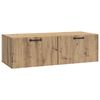 vidaXL Wall-Mounted TV Cabinet 98 x 41 x 30 cm Artisan Oak
