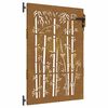 vidaXL Garden Gate 85 x 125 cm Powder-coated steel Black Lockable