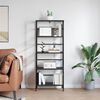 vidaXL Bookshelf Black Oak 60 x 29.5 x 149 cm Engineered Wood