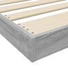 vidaXL Floor Bed Frame Grey Sonoma 76.5 x 200 cm Engineered Wood
