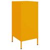 vidaXL Sideboards 2 pcs Mustard Yellow 36x39x79 cm Steel