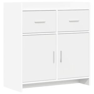 vidaXL Sideboard White 75 x 36 x 80 cm Engineered Wood