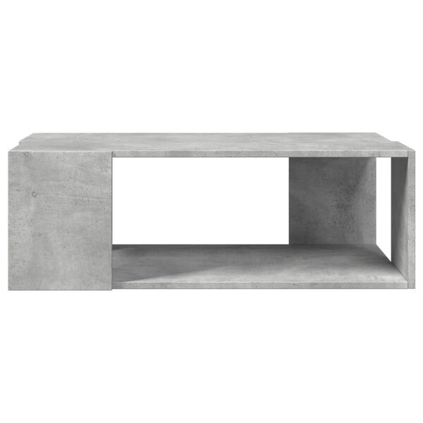 vidaXL Coffee Table Concrete Grey 89.5x48x30 cm Engineered Wood