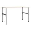 vidaXL Adjustable Work Bench Frames 2 pcs Metal 85x(69-95.5) cm Grey