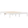 vidaXL Bookcase Bed without Mattress White 120x200 cm Solid Wood Pine