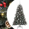 vidaXL Artificial Christmas Tree with 150 LEDs with Stand Green 120 cm