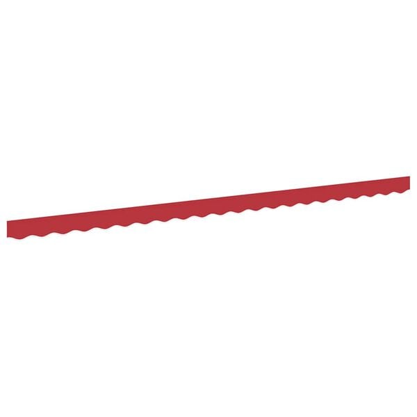 vidaXL Awning Valance Red 480 x 20 cm Canvas