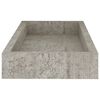 vidaXL Loggia Wall Shelves 2 pcs Concrete Grey 40x15x4 cm MDF