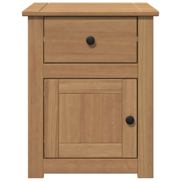vidaXL Bedside Cabinet Panama 46x40x57 cm Solid Wood Pine