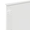 vidaXL Headboard with Headboard Gloss White 75 cm Engineered wood