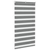 vidaXL Zebra Blind Dark Grey 70x100 cm Fabric Width 65.9 cm Polyester