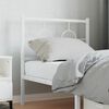 vidaXL Metal Replace Headboard White 80 cm