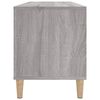 vidaXL Record Cabinet Grey Sonoma 100x38x48 cm Engineered Wood