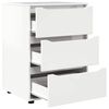 vidaXL Storage Cabinet High Gloss White 60 x 48 x 81 cm