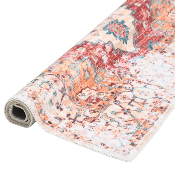 vidaXL Printed Rug Washable Foldable Multicolour 140x200 cm Polyester