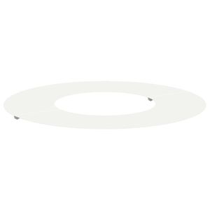 vidaXL suitable for Flat Tree Ring White &Oslash;30 / 60 cm Steel