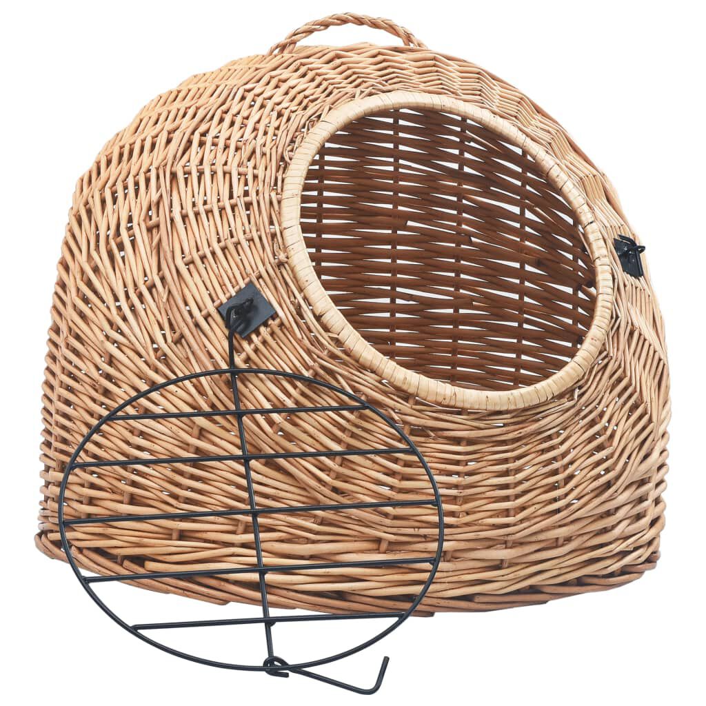 Rattan cat carrier top