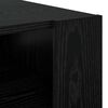 vidaXL Coffee Table Black Oak 92 x 53 x 45 cm Engineered Wood