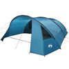 vidaXL Tunnel Tent 6-Person with Roof Blue and Grey 700 x 590 x 215 cm