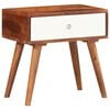 vidaXL Side Table 45x30x45 cm Solid Wood Acacia