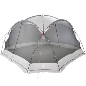 vidaXL Mosquito Tent Grey 434 x 434 x 230 cm Polyester and Fiberglass