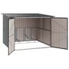 vidaXL Bike Shed 3 pcs Anthracite 215 x 206 x 157 cm Metal