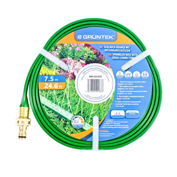 GR&Uuml;NTEK Hose Sprinkler 7.5 m Green
