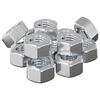 vidaXL Hex Acorn Nuts 12 pcs Silver M8 Metal
