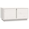 vidaXL Coffee Table White 80x50x40 cm Solid Wood Pine