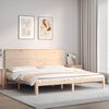 vidaXL Bed Frame without Mattress Super King Size Solid Wood Pine