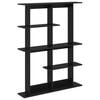 vidaXL Wall Shelf Black Oak 102 x 20 x 130 cm Engineered Wood