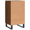 vidaXL Sideboards 2 pcs Brown Oak 40x35x70 cm Engineered Wood