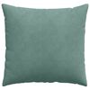 vidaXL Sofa Pillows 2 pcs Sea Green 50 x 50 cm Corduroy Fabric