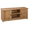 vidaXL TV Cabinet 120x40x50 cm Solid Pine Wood Panama Range