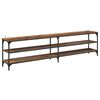 vidaXL TV Cabinet Old Wood 200 x 30 x 50 cm Engineered Wood and Iron