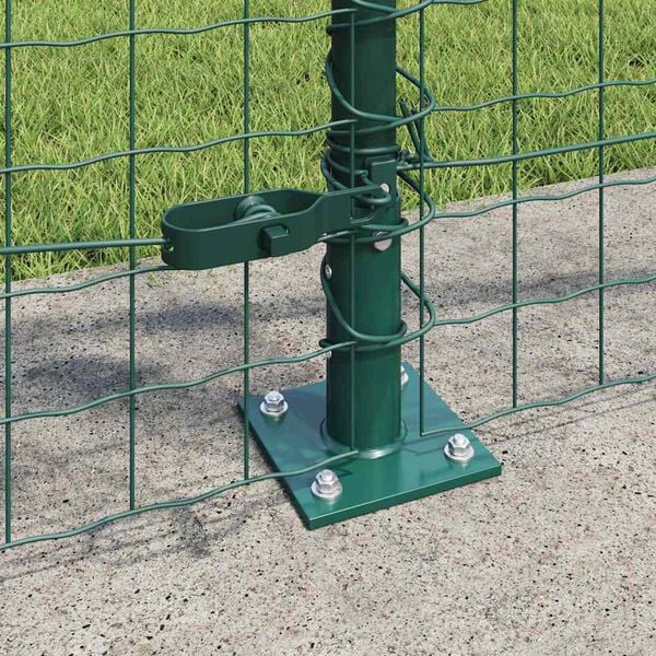 vidaXL Fence Post Other 52 pcs Grey 3.2 x 3.2 x 90 cm Steel
