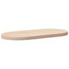 vidaXL Table Top 80x40x2.5 cm Solid Wood Pine Oval
