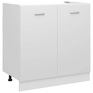 vidaXL Sink Bottom Cabinet | White | Engineered Wood | Sink Bottom Cabinet