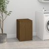vidaXL Laundry Box Honey Brown 44x44x66 cm Solid Wood Pine