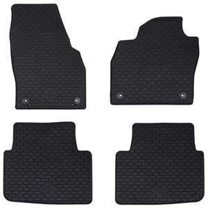 vidaXL Car Mat 4 pcs Black suitable for KAMIQ 2019- Rubber