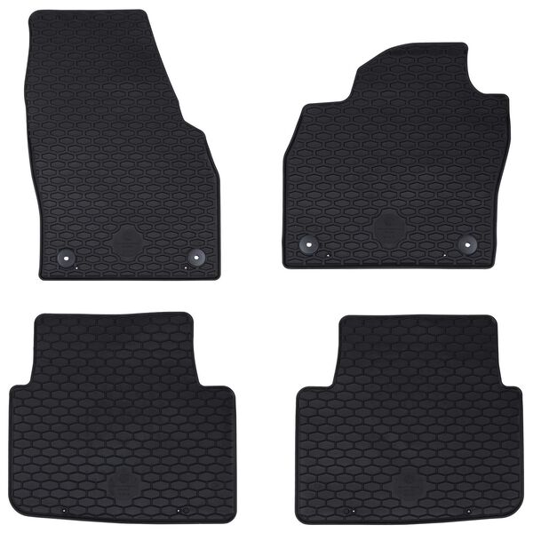 vidaXL Car Mat 4 pcs Black suitable for KAMIQ 2019- Rubber
