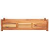 vidaXL Garden Raised Beds 2 pcs Acacia Wood 100x30x25 cm
