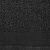 vidaXL Bath Towel Set 2 pcs Cotton 450 gsm 100x150 cm Black