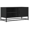 vidaXL TV Cabinet Black 80x34.5x40 cm Engineered Wood and Metal