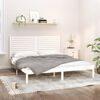 vidaXL Bed Frame without Mattress White 200x200 cm Solid Wood