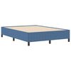 vidaXL Bed Frame Blue 160 x 200 cm Corduroy fabric