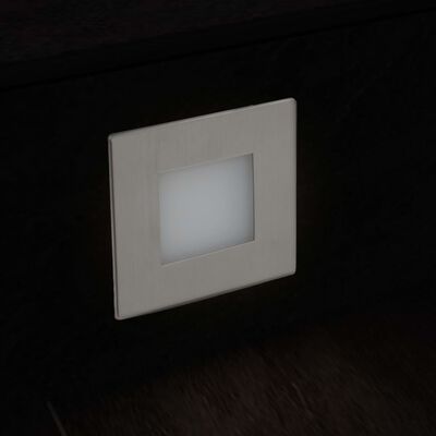 2 LED Recessed Stair Light 85 x 48 x 85 mm